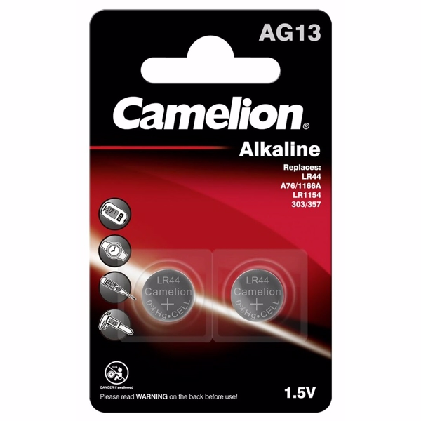 LR44 Camelion 1,5V Alkaline batterier