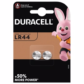 LR44 Duracell 1,5V Alkaline batterier (2 stk)