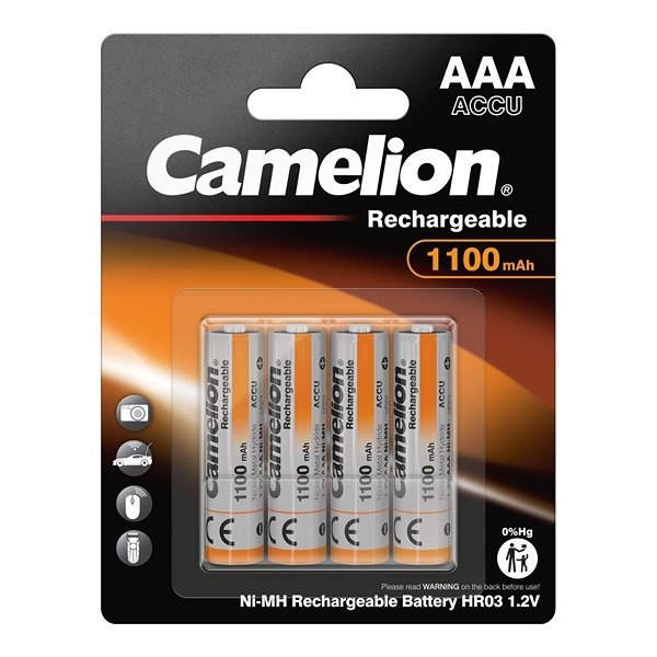 Camelion Genopladelige Batterier AAA 1100mAh
