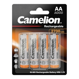 Camelion Genopladelige Batterier AA 2700mAh