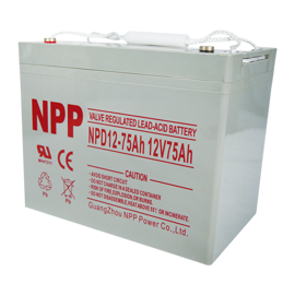 NPP Power Elscooter batteri 12v 75Ah 