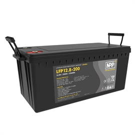 NPP Power Lithiumbatteri 12V/200Ah (Bluetooth)