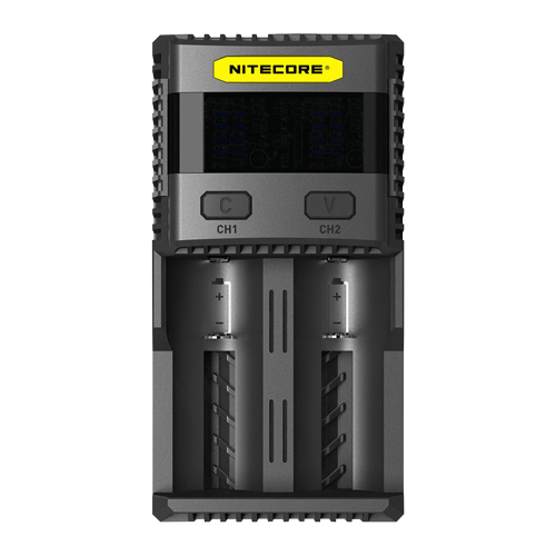 Nitecore SC2 batterioplader 14500/17335/18650/26650 (2 batterier)