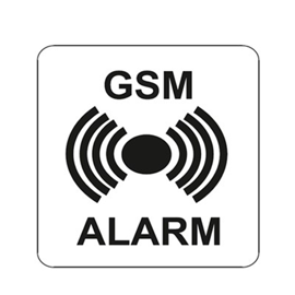 Selvklæbende skilt GSM - ALARM 57 x 57 mm