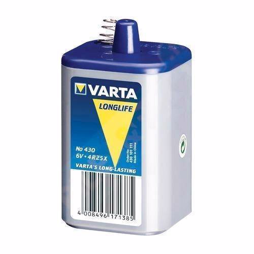 Varta 4R25 6v batteri med fjeder