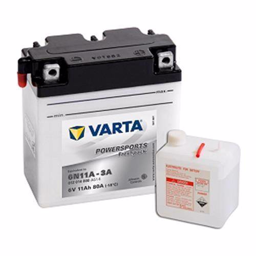 Varta 012 014 008 MC batteri 6 volt 11Ah (+pol til højre)