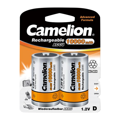 Camelion Genopladelige batterier D 10000 mAh