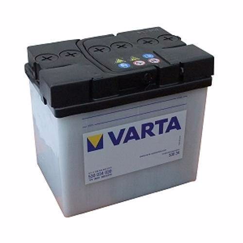 Varta 530 034 MC batteri 12 volt 30Ah (+pol til venstre)