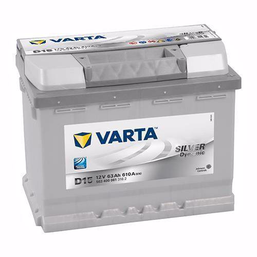 Varta  D15 Bilbatteri 12V 63Ah 563400061