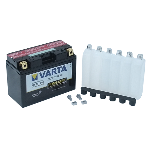 Varta  509 902 008 MC batteri 12 volt 9Ah (+pol til venstre) 