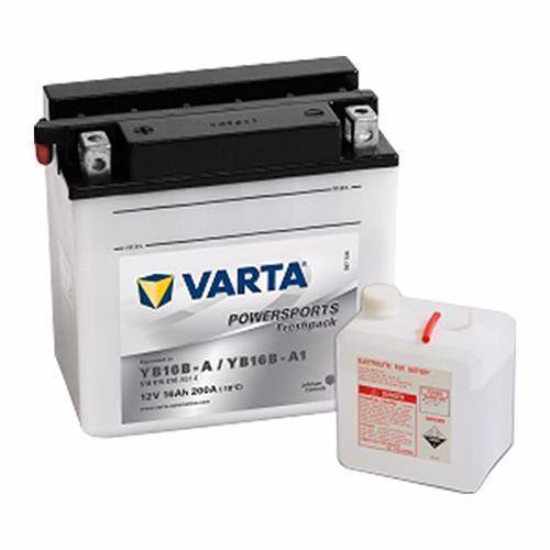 Varta 516 015 016 MC batteri 12 volt 16Ah (+pol til venstre)