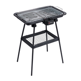 Alpina Elektrisk Grill 2-i-1 Bord- & Stående Elgrill 2200W, Sort