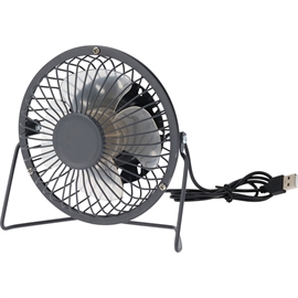 Mini Bordventilator H: 15 cm, Antracitgrå