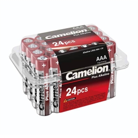 Camelion LR03/AAA Alkaline Batterier 1,5 V, 24 stk.