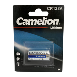 Camelion CR123A 3V Lithium batteri til foto / alarm 