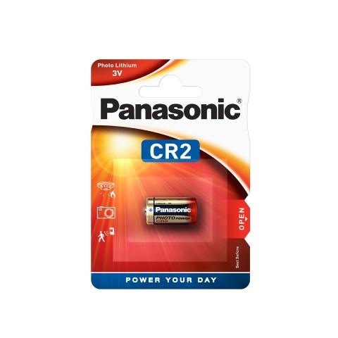Blacken Hejse distrikt Panasonic CR2 3V lithium batteri til foto / alarm