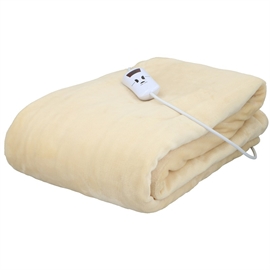 Alpina Elektrisk Varmetæppe 180 x 130 cm – 10 Varmetrin, Elfenben