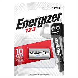 Energizer CR123A 3V Lithium Batteri Foto/Alarm