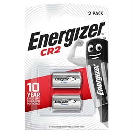 Energizer CR2 3V Lithium Batteri til Foto/Alarm