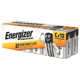 Energizer LR14 / C Industrial batterier, 12 stk.