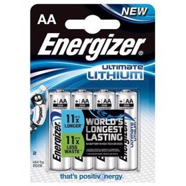 Energizer AA Foto Lithium batterier