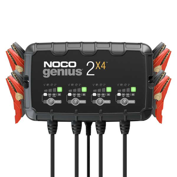 Noco Genius 2x4 Batterioplader 2 Ah (6V & 12V)