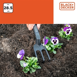 Black & Decker Håndrive 28,5 cm til Have, Sort/Orange