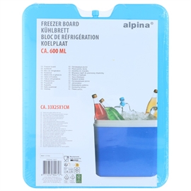Alpina Køleelement 600 ml 33 x 25 x 1 cm, Blå