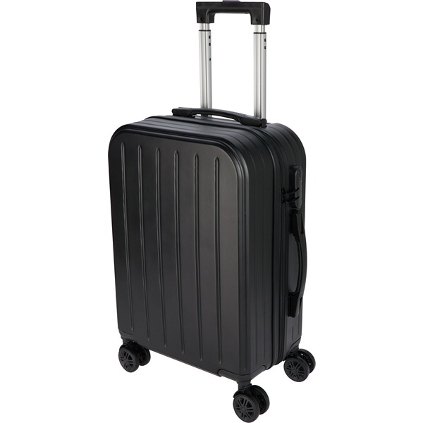 Kuffert 38L i Hardcase med 4 Hjul (Håndbagage), Sort