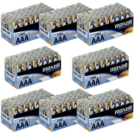 Maxell LR03/AAA Alkaline Batterier 1,5V 8-pak, 256 stk.