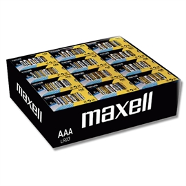 Maxell AA Alkaline Batterier - Borddisplay med 48 x 8-Pak (BATCO)