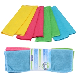 Ultra Clean Mikrofiberklude 8 stk. 30 x 30 cm, I 4 Farver
