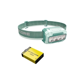 Nitecore HA23 UHE, Grøn Pandelampe - Sæt med 1 stk. HLB1500 Batteri