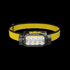Nitecore UT6 MCT Genopladelig Pandelampe 1600 lumen, Sort/Gul