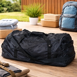 ProWorld Rejsetaske 110L med 3 Hjul, Foldbar og Praktisk, Sort