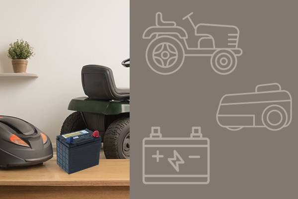 Blog indlæg om hvodan passer du på dine havetraktor- og robotplæneklipperbatterier hen over vinteren
