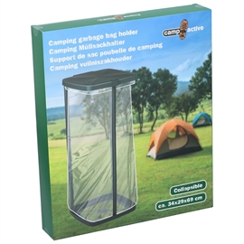 Camp Active Affaldsstativ Foldbart 34 x 29 x 69 cm, Sort