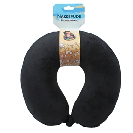 Nakkepude med Memory Skum Optimal Støtte til Nakken, Sort