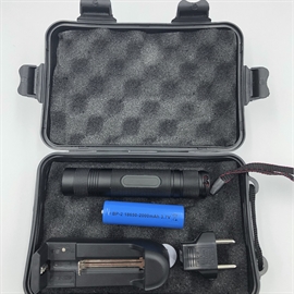 Genopladelig UV-Ravlygte 5W med Batteri & Lader, I Æske